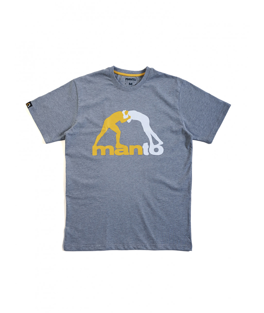 Футболка MANTO t-shirt LOGO melange фото