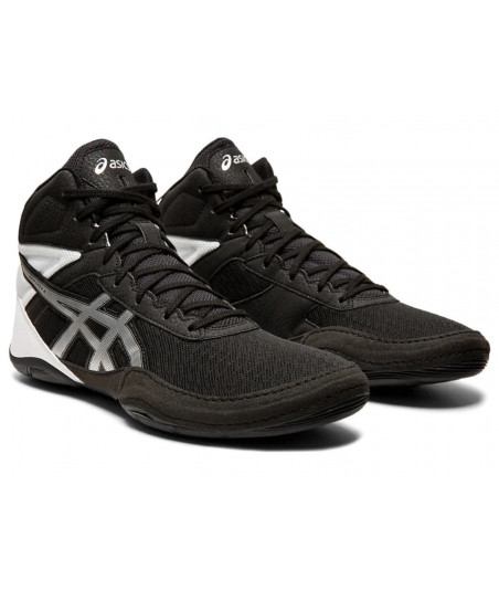 Борцовки Asics Matflex 6 Black/Silver чорні з білим фото