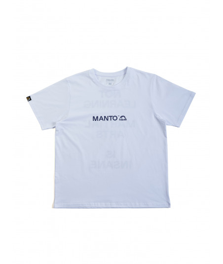 Футболка MANTO t-shirt INSANE OVERSIZE white фото