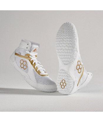 Борцовки Rudis Jordan Burroughs Alpha 2.0 White/Gold фото
