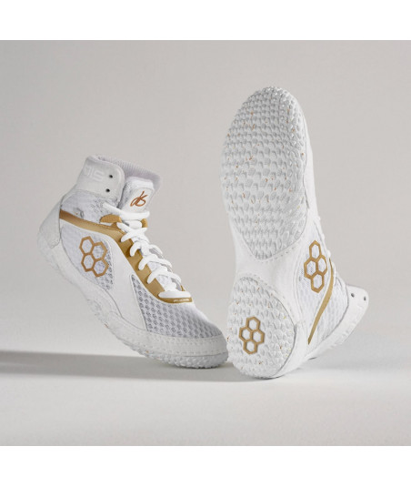 Борцовки Rudis Jordan Burroughs Alpha 2.0 White/Gold фото