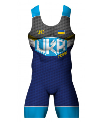 Трико WR UWW UKR “UKR-TEAM” Blue фото