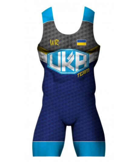 Трико WR UWW UKR “UKR-TEAM” Blue фото