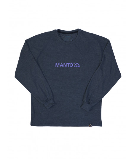 Лонгслив MANTO longsleeve INSANE OVERSIZE graphite фото