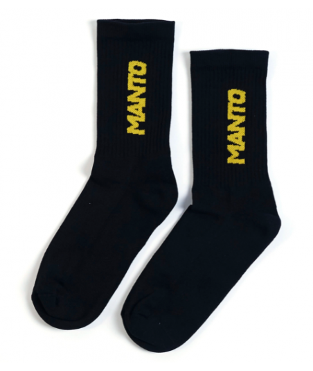 Шкарпетки MANTO socks LOGOTYPE 23 black фото