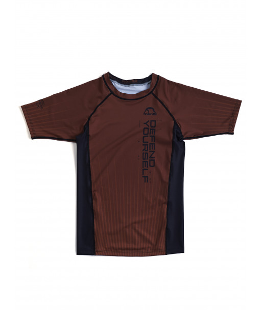 Рашгард MANTO rashguard RANKED brown фото