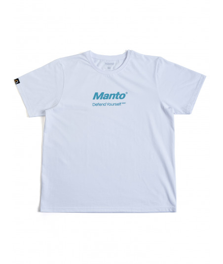 Футболка MANTO t-shirt DEFEND 23 OVERSIZE white оверсайз фото