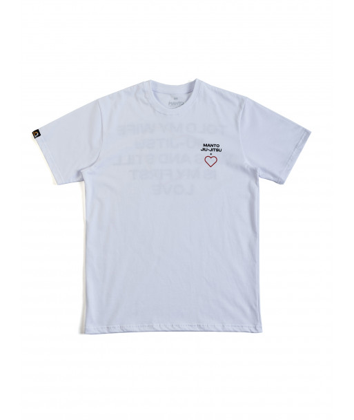 Футболка MANTO t-shirt WIFE white фото
