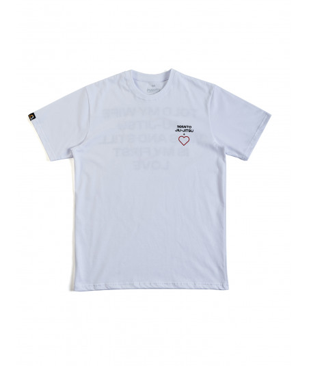 Футболка MANTO t-shirt WIFE white фото