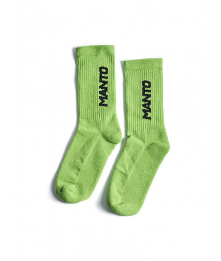 Носки MANTO socks LOGOTYPE 23 green фото