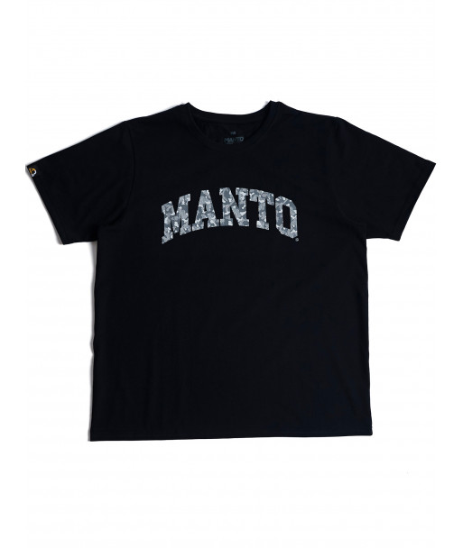 Футболка MANTO t-shirt VARSITY CAMO OVERSIZE black фото