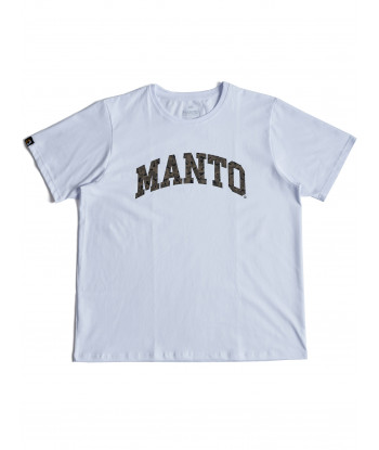 Футболка MANTO t-shirt VARSITY CAMO OVERSIZE white фото