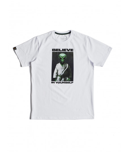 Футболка MANTO t-shirt BELIEVE white фото
