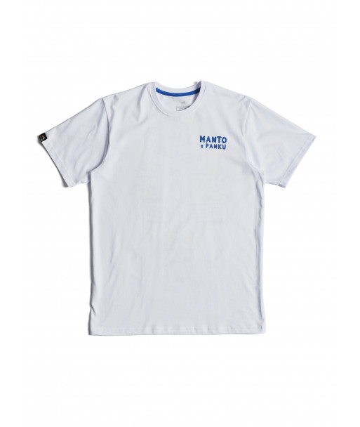 Футболка MANTO x Panku t-shirt RIP white фото