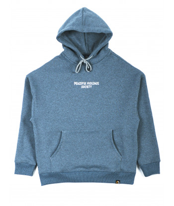 Кенгуру MANTO hoodie SOCIETY OVERSIZE heather blue фото