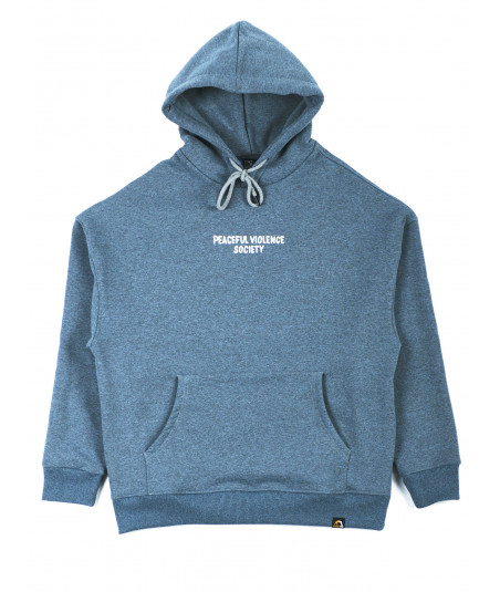 Кенгуру MANTO hoodie SOCIETY OVERSIZE heather blue фото