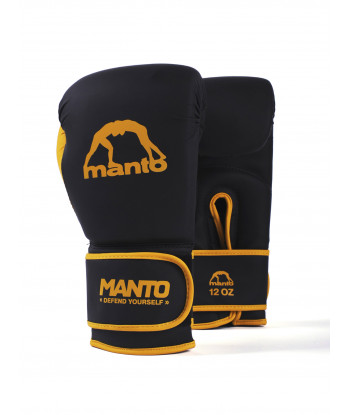 БОКСЕРСЬКІ Рукавиці MANTO Boxing Gloves ESSENTIAL black-orange фото