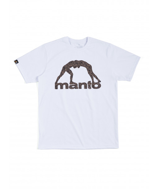 Футболка MANTO t-shirt LOGO CAMO white фото