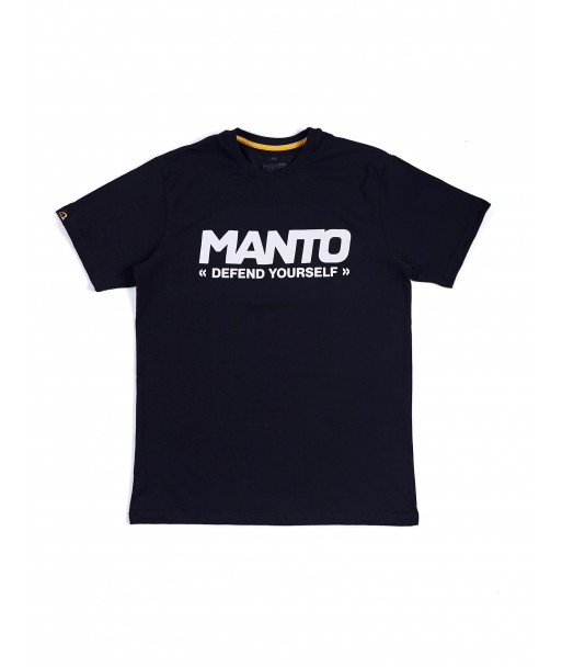 Футболка MANTO t-shirt LOGOTYPE DEFEND black фото