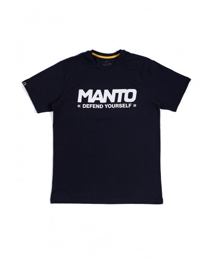 Футболка MANTO t-shirt LOGOTYPE DEFEND black фото
