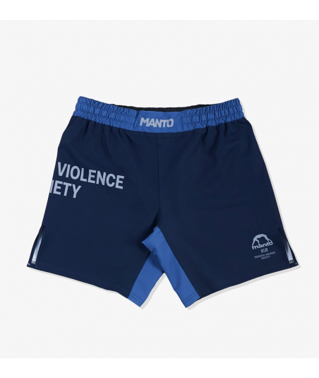 Шорти Manto fight shorts SOCIETY navy blue фото