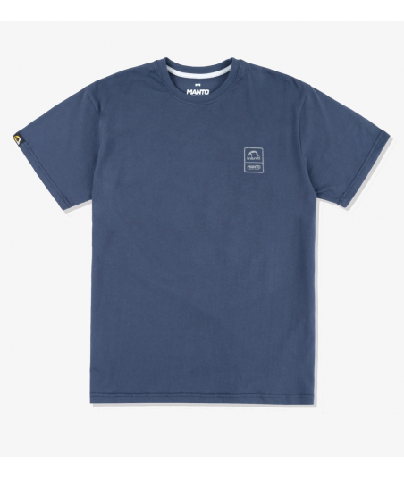 Футболка MANTO t-shirt PULSE navy blue фото