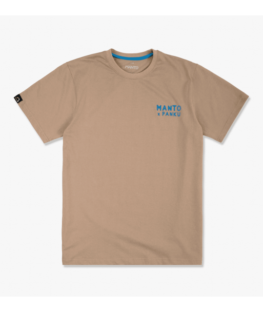 Футболка MANTO x Panku t-shirt SQUAD beige фото