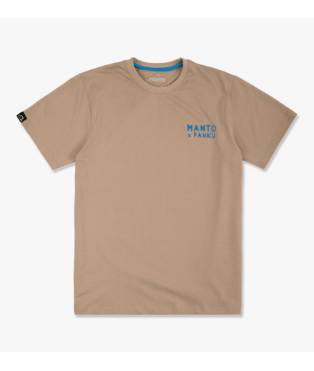 Футболка MANTO x Panku t-shirt SQUAD beige фото