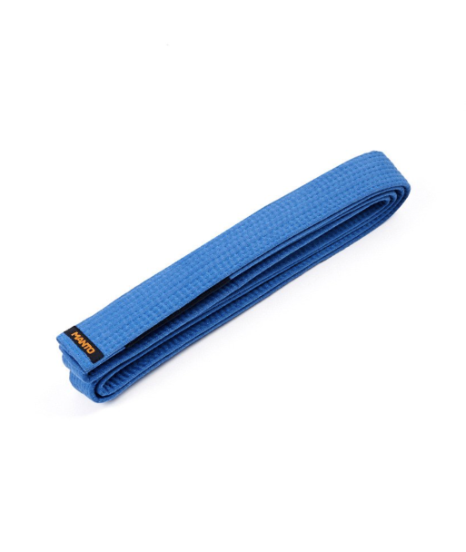 Пояс MANTO belt BJJ LABEL blue фото