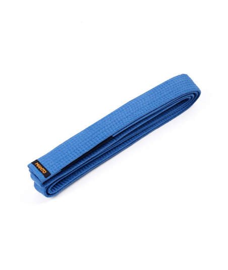 Пояс MANTO belt BJJ LABEL blue фото