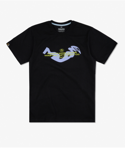 Футболка MANTO t-shirt HALFTONE black фото