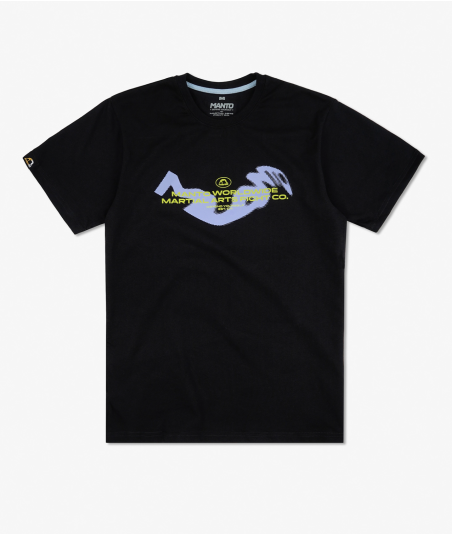 Футболка MANTO t-shirt HALFTONE black фото