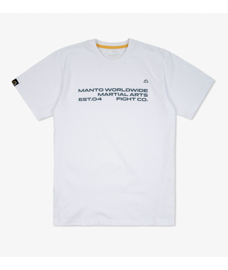 Футболка MANTO t-shirt WORLD white фото