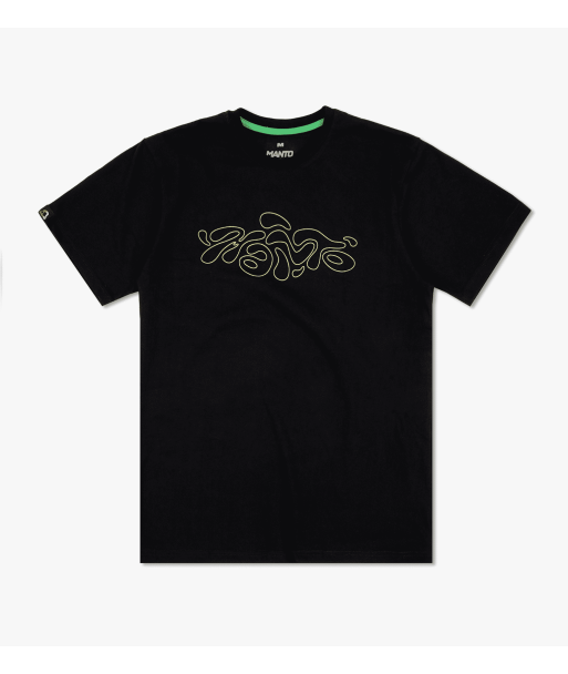 Футболка MANTO t-shirt LAVA black  фото