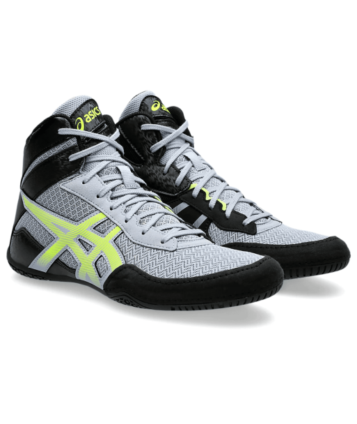 Борцовки Asics Matcontrol 3 Grey Blue/Safety Yellow 1081A053-400 фото