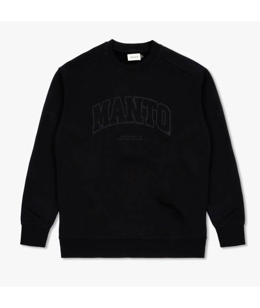 Світшот MANTO crewneck VARSITY black фото