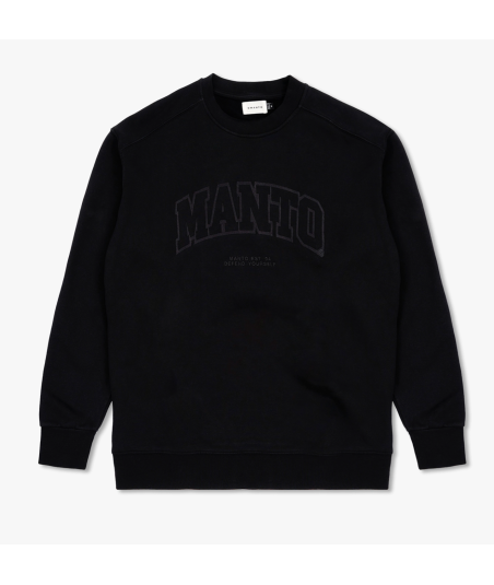Світшот MANTO crewneck VARSITY black фото