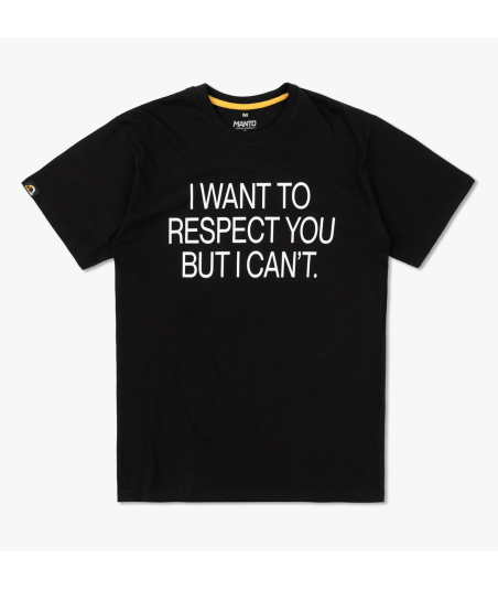 Футболка MANTO t-shirt RESPECT black фото