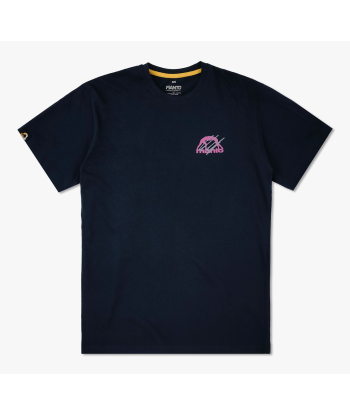 Футболка MANTO t-shirt VERTICAL navy blue фото