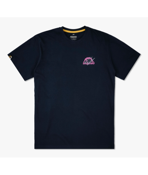 Футболка MANTO t-shirt VERTICAL navy blue фото