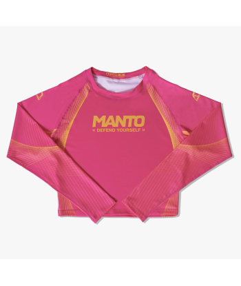 Женский Рашгард MANTO rashguard DEFEND pink фото