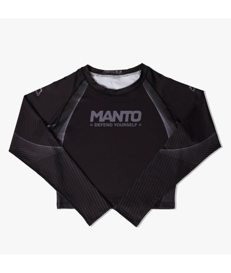 Жіночий Рашгард MANTO rashguard DEFEND black фото