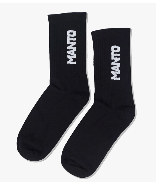 Шкарпетки MANTO socks LOGOTYPE black-white фото
