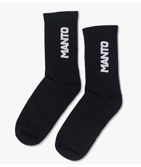Шкарпетки MANTO socks LOGOTYPE black-white фото