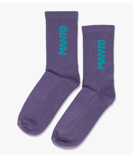 Носки MANTO socks LOGOTYPE violet фото