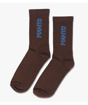 Шкарпетки MANTO socks LOGOTYPE brown фото