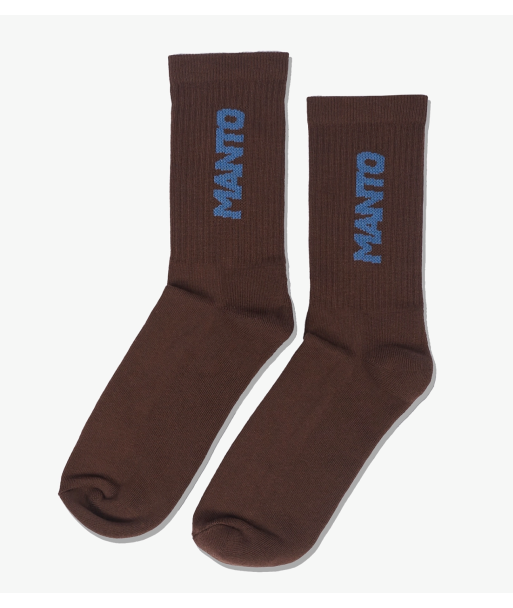 Шкарпетки MANTO socks LOGOTYPE brown фото