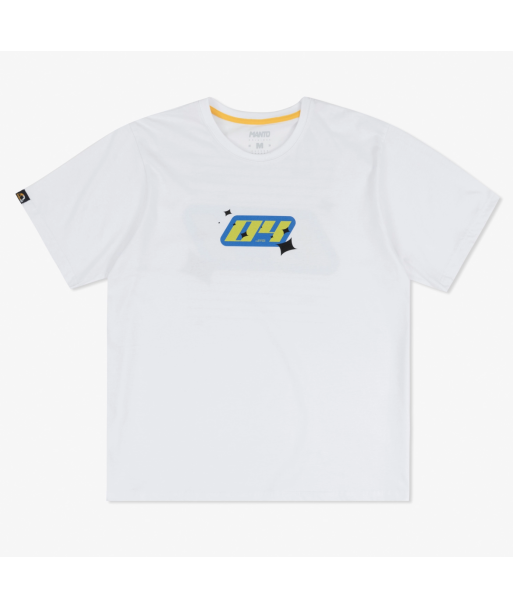 Футболка MANTO t-shirt RACING OVERSIZE white фото