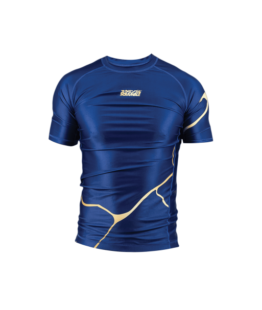 Рашгард SCRAMBLE Kintsugi Rashguard – Blue фото