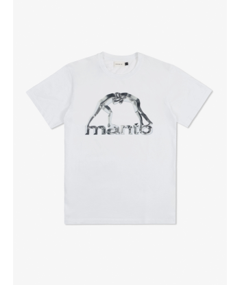 Футболка MANTO t-shirt METAL white фото